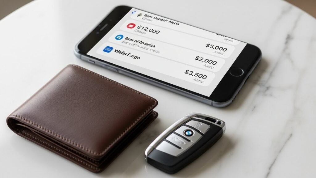 깔끔하게 입금 처리된 은행 앱의 알림 화면